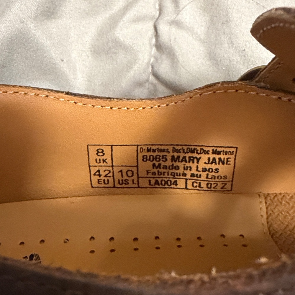 Dr. Martens 8065 Crazy Horse Leather Mary Jane Shoes - Picture 8 of 11
